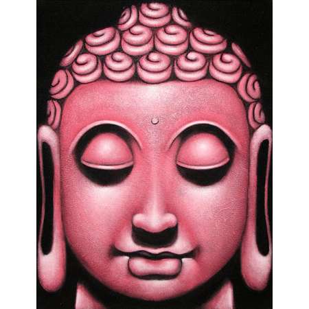 Buddha Face 03 pink