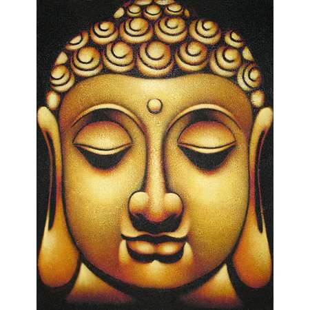 Buddha Face 03 gold