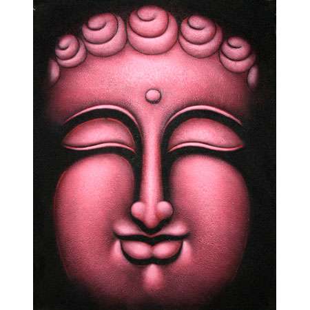 Buddha Face 01 pink
